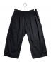 s'yte（サイト）の古着「クロップイージーパンツ/Easy Pants」｜ブラック