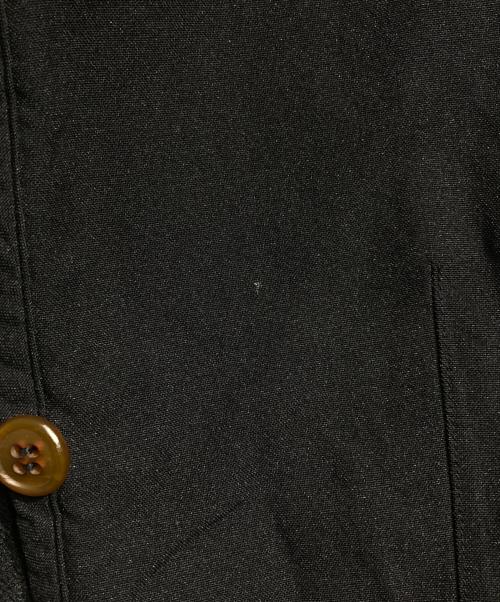 COMME des GARCONS COMME des GARCONS（コムデギャルソン コムデギャルソン）COMME des GARCONS COMME des GARCONS (コムデギャルソン コムデギャルソン) ポリエステル縮絨ボタンジレ/Polyester Shrunken Buttoned Vest ブラック サイズ:XSの古着・服飾アイテム