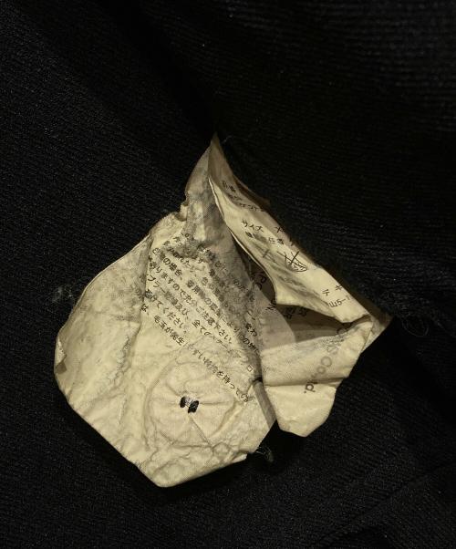 COMME des GARCONS COMME des GARCONS（コムデギャルソン コムデギャルソン）COMME des GARCONS COMME des GARCONS (コムデギャルソン コムデギャルソン) ポリエステル縮絨ボタンジレ/Polyester Shrunken Buttoned Vest ブラック サイズ:XSの古着・服飾アイテム