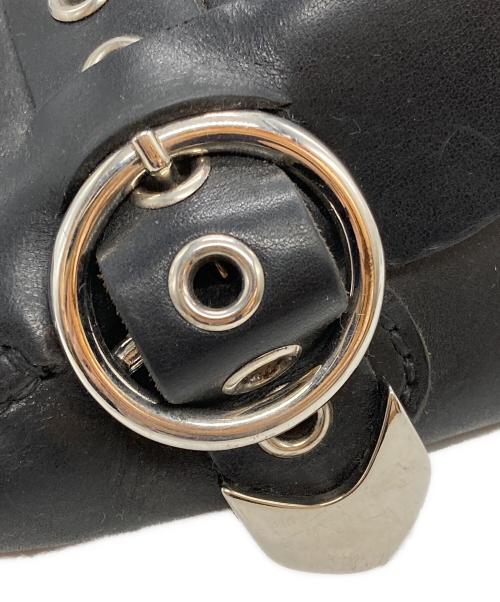 LOEWE（ロエベ）LOEWE (ロエベ) ポインテッドトゥベルトミュール/Pointed Toe Belted Mules ブラック サイズ:38の古着・服飾アイテム