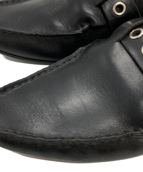 LOEWE（ロエベ）LOEWE (ロエベ) ポインテッドトゥベルトミュール/Pointed Toe Belted Mules ブラック サイズ:38の古着・服飾アイテム