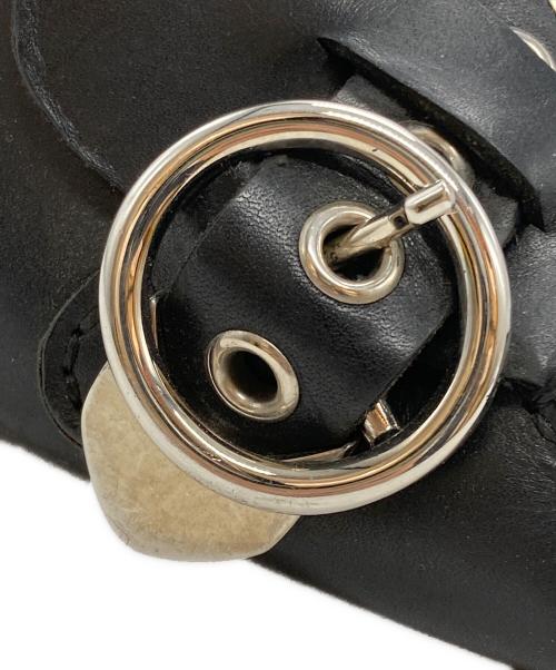 LOEWE（ロエベ）LOEWE (ロエベ) ポインテッドトゥベルトミュール/Pointed Toe Belted Mules ブラック サイズ:38の古着・服飾アイテム