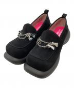 PEACEBIRD GRAPEピースバードグレープ）の古着「ローファーシューズ/Loafer shoes」｜ブラック