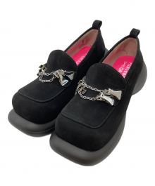 PEACEBIRD GRAPE（ピースバードグレープ）の古着「ローファーシューズ/Loafer shoes」｜ブラック