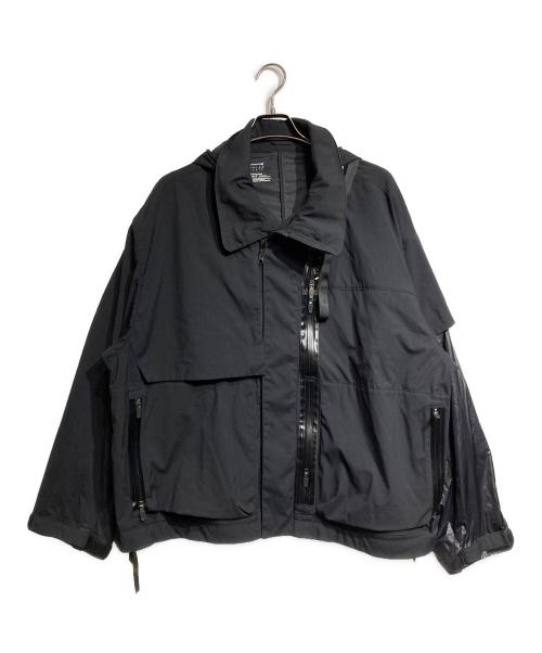 ACRONYM（アクロニウム）ACRONYM (アクロニウム) J115K-E ENCAPSULATED INTEROPS JACKET/エンキャプスレイテッドナイロン インターロプスジャケット ブラック サイズ:Mの古着・服飾アイテム