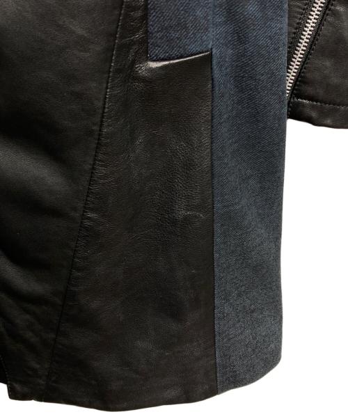 TORNADO MART（トルネードマート）TORNADO MART (トルネードマート) レザーライダースコート/Leather biker coat ブラック サイズ:Lの古着・服飾アイテム