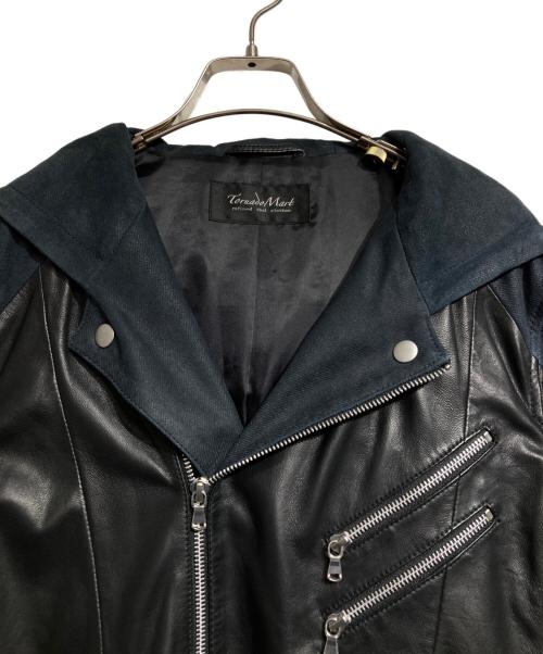 TORNADO MART（トルネードマート）TORNADO MART (トルネードマート) レザーライダースコート/Leather biker coat ブラック サイズ:Lの古着・服飾アイテム