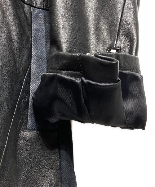 TORNADO MART（トルネードマート）TORNADO MART (トルネードマート) レザーライダースコート/Leather biker coat ブラック サイズ:Lの古着・服飾アイテム