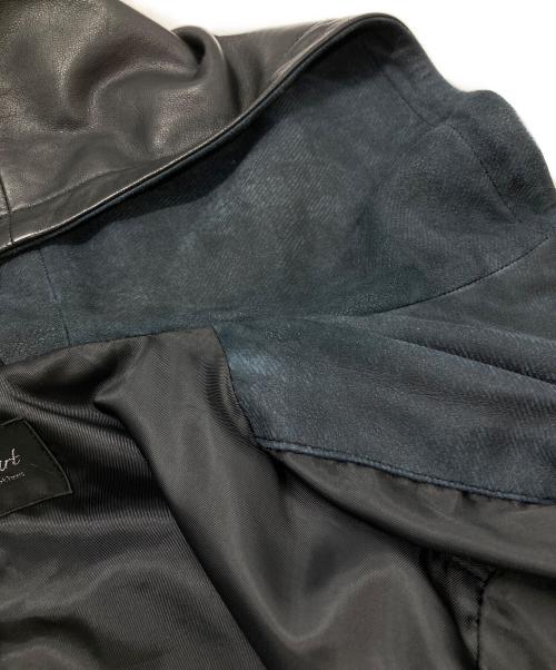 TORNADO MART（トルネードマート）TORNADO MART (トルネードマート) レザーライダースコート/Leather biker coat ブラック サイズ:Lの古着・服飾アイテム