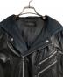 中古・古着 TORNADO MART (トルネードマート) レザーライダースコート/Leather biker coat ブラック サイズ:L：14000円