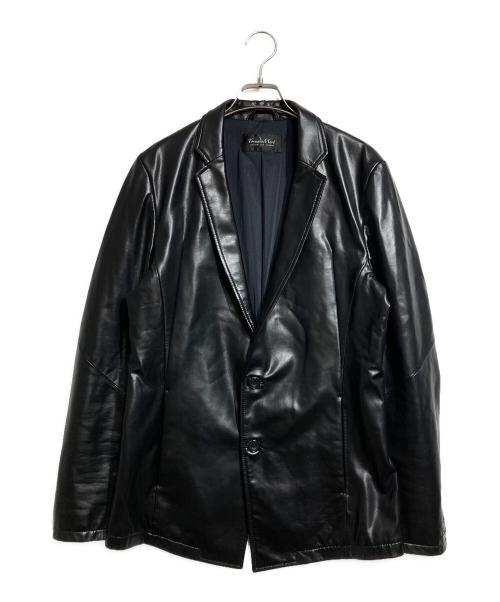 TORNADO MART（トルネードマート）TORNADO MART (トルネードマート) ラムレザーテーラードジャケット/Lamb leather  ブラック サイズ:LLの古着・服飾アイテム