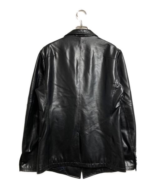TORNADO MART（トルネードマート）TORNADO MART (トルネードマート) ラムレザーテーラードジャケット/Lamb leather  ブラック サイズ:LLの古着・服飾アイテム