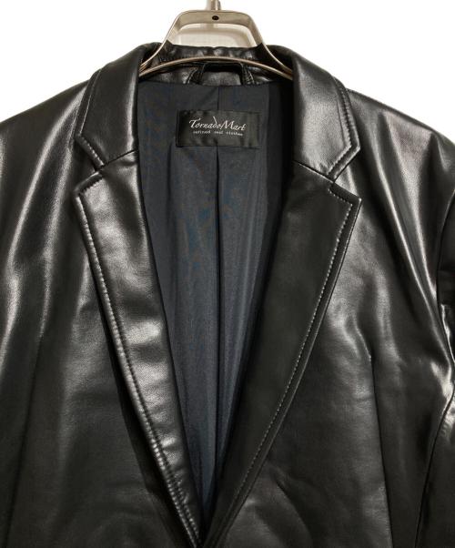 TORNADO MART（トルネードマート）TORNADO MART (トルネードマート) ラムレザーテーラードジャケット/Lamb leather  ブラック サイズ:LLの古着・服飾アイテム