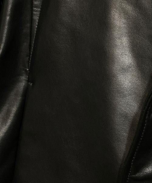 TORNADO MART（トルネードマート）TORNADO MART (トルネードマート) ラムレザーテーラードジャケット/Lamb leather  ブラック サイズ:LLの古着・服飾アイテム