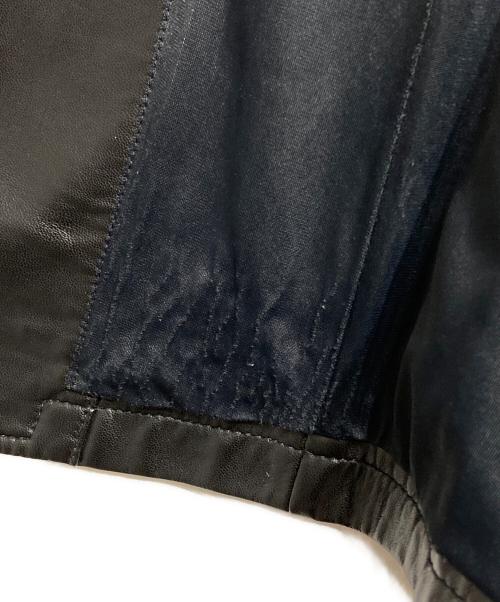 TORNADO MART（トルネードマート）TORNADO MART (トルネードマート) ラムレザーテーラードジャケット/Lamb leather  ブラック サイズ:LLの古着・服飾アイテム