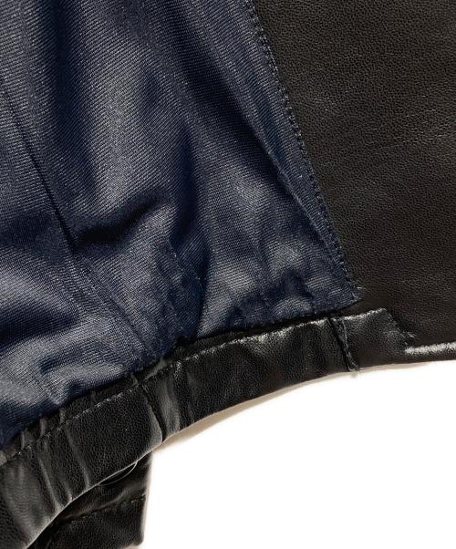 TORNADO MART（トルネードマート）TORNADO MART (トルネードマート) ラムレザーテーラードジャケット/Lamb leather  ブラック サイズ:LLの古着・服飾アイテム