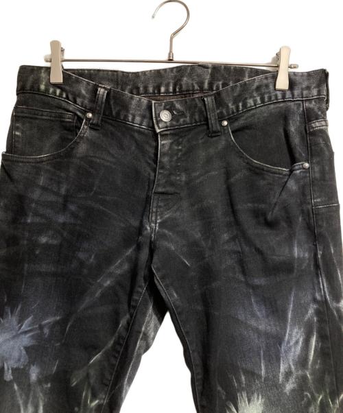 TORNADO MART（トルネードマート）TORNADO MART (トルネードマート) ボタニカルカラースプレーベルボトム/Botanical Color Spray Bell Bottoms ブラック サイズ:Lの古着・服飾アイテム