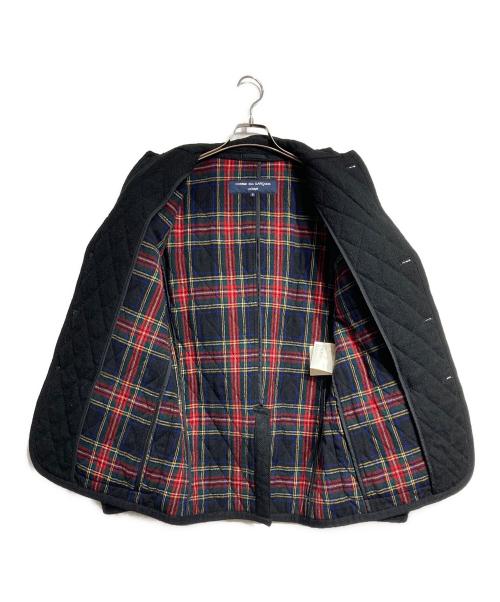 COMME des GARCONS HOMME（コムデギャルソン オム）COMME des GARCONS HOMME (コムデギャルソン オム) 3Bキルティングジャケット/Ｑuilted jacket ブラック サイズ:Sの古着・服飾アイテム