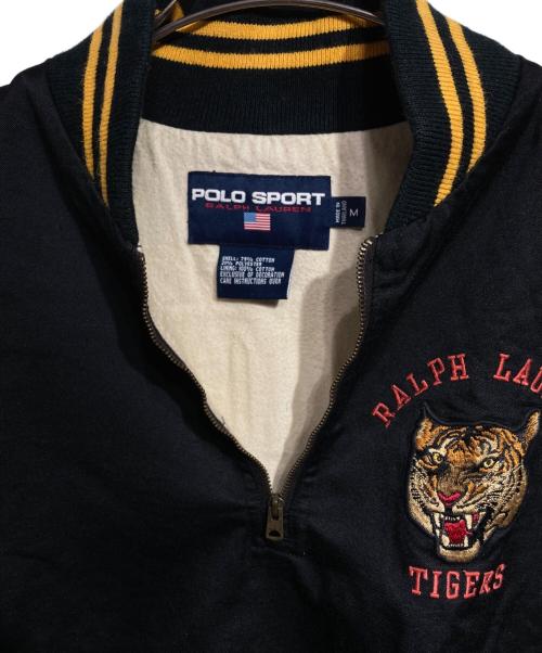 POLO SPORT（ポロスポーツ）POLO SPORT (ポロスポーツ) ハーフジッププルオーバー ブラック サイズ:Mの古着・服飾アイテム