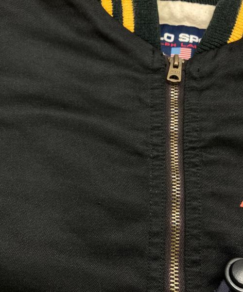 POLO SPORT（ポロスポーツ）POLO SPORT (ポロスポーツ) ハーフジッププルオーバー ブラック サイズ:Mの古着・服飾アイテム