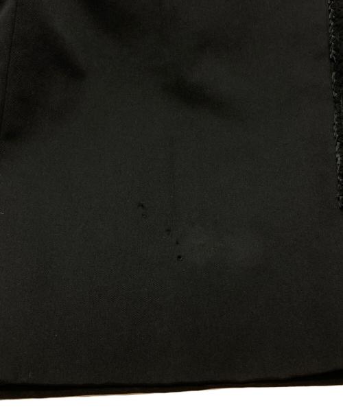 COMME des GARCONS（コムデギャルソン）COMME des GARCONS (コムデギャルソン) フリルデザインクロップパンツ/Frill design cropped pants ブラック サイズ:Sの古着・服飾アイテム