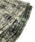 中古・古着 ISSEY MIYAKE (イッセイミヤケ) 多重レイヤード転写プリーツスカート/Pleated skirt グリーン サイズ:S：20000円