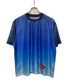 SUPREME（シュプリーム）の古着「Gradient Mesh Stripe jersey」｜ネイビー×ブルー