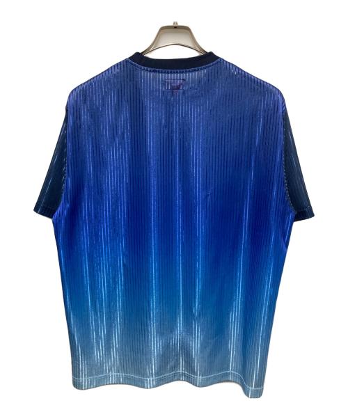SUPREME（シュプリーム）Supreme (シュプリーム) Gradient Mesh Stripe jersey ネイビー×ブルー サイズ:Ｓの古着・服飾アイテム