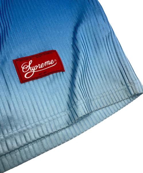 SUPREME（シュプリーム）Supreme (シュプリーム) Gradient Mesh Stripe jersey ネイビー×ブルー サイズ:Ｓの古着・服飾アイテム