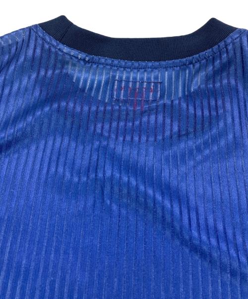 SUPREME（シュプリーム）Supreme (シュプリーム) Gradient Mesh Stripe jersey ネイビー×ブルー サイズ:Ｓの古着・服飾アイテム