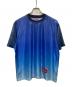 Supreme（シュプリーム）の古着「Gradient Mesh Stripe jersey」｜ネイビー×ブルー