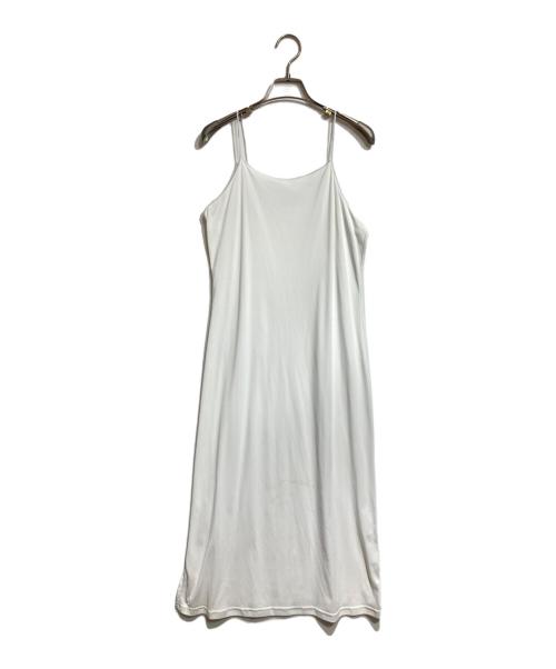 CORCOVADO（コルコバード）CORCOVADO (コルコバード) ポリエステルシフォンプリーツワンピース/Polyester Chiffon Pleated Dress ブラック×アイボリー サイズ:Mの古着・服飾アイテム