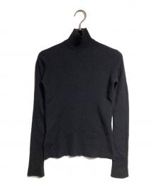 PRADA（プラダ）の古着「ハイネックリブニット/high neck rib knit」｜ブラック
