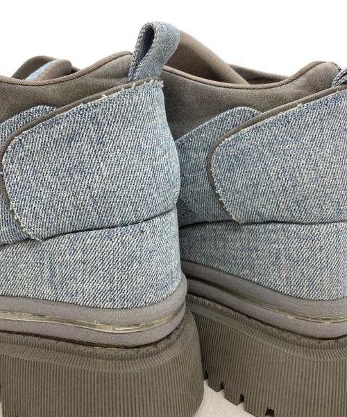 YELLO（イエロ）YELLO (イエロ) PATCH SHORT BOOTS/パッチショートブーツ グレー サイズ:Lの古着・服飾アイテム