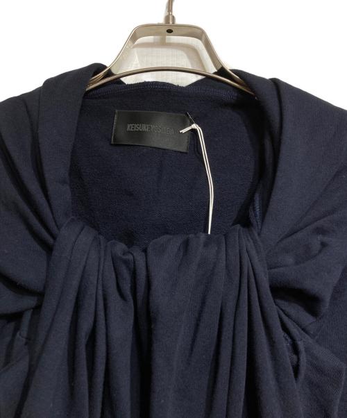 KEISUKE YOSHIDA（ケイスケヨシダ）KEISUKE YOSHIDA (ケイスケヨシダ) Spin-Flip Hoodie/スピンフリップフーディー ネイビー サイズ:Mの古着・服飾アイテム