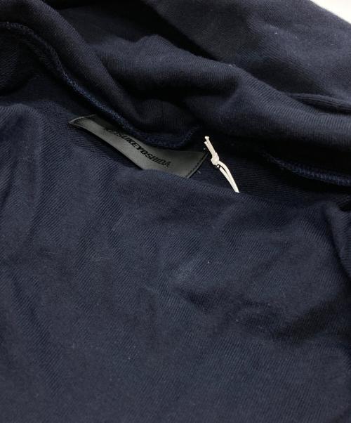 KEISUKE YOSHIDA（ケイスケヨシダ）KEISUKE YOSHIDA (ケイスケヨシダ) Spin-Flip Hoodie/スピンフリップフーディー ネイビー サイズ:Mの古着・服飾アイテム