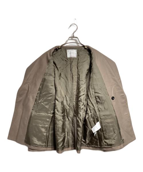 sacai（サカイ）sacai (サカイ) WTAPS (ダブルタップス) Cotton Back Satin Jacket/コットンバックサテンジャケット ベージュ サイズ:1の古着・服飾アイテム