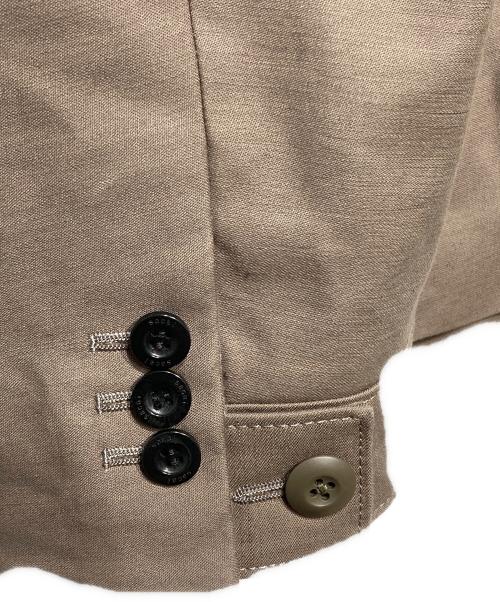sacai（サカイ）sacai (サカイ) WTAPS (ダブルタップス) Cotton Back Satin Jacket/コットンバックサテンジャケット ベージュ サイズ:1の古着・服飾アイテム