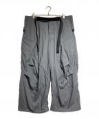 ACRONYMアクロニウム）の古着「NYLON STRETCH WEB BELT TROUSER/ナイロンストレッチウェブベルトトラウザー」｜グレー