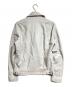 s'yte (サイト) Sheep Skin Double Riders Jacket2/シープスキン・ダブルライダース・ジャケット・ツー ホワイト サイズ:4：30000円