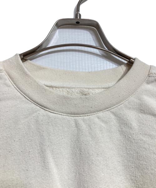 JIL SANDER+（ジルサンダープラス）JIL SANDER+ (ジルサンダープラス) LOGO SWEATSHIRT/ロゴスウェットシャツ ベージュ サイズ:Mの古着・服飾アイテム