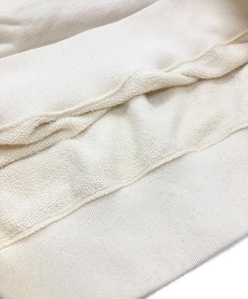 JIL SANDER+（ジルサンダープラス）JIL SANDER+ (ジルサンダープラス) LOGO SWEATSHIRT/ロゴスウェットシャツ ベージュ サイズ:Mの古着・服飾アイテム