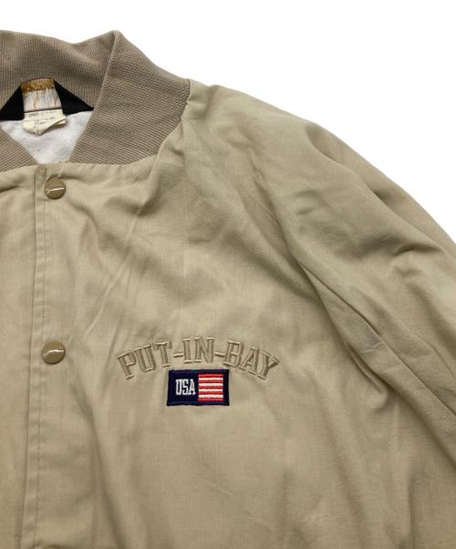 auburn（オーバーン）auburn (オーバーン) スタジャン ベージュ サイズ:3XLの古着・服飾アイテム