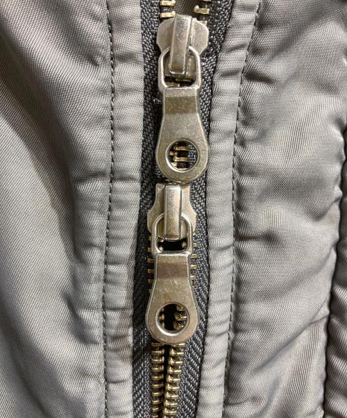 PRANK PROJECT（プランクプロジェクト）PRANK PROJECT (プランクプロジェクト) Hooded Short Bomber Jacket(フーディッドショートボンバージャケット) グレー サイズ:FREEの古着・服飾アイテム