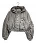 PRANK PROJECT（プランクプロジェクト）の古着「Hooded Short Bomber Jacket(フーディッドショートボンバージャケット)」｜グレー