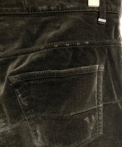 DIOR HOMME（ディオール オム）DIOR HOMME (ディオール オム) ベロアスキニーパンツ ブラウン サイズ:29の古着・服飾アイテム