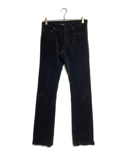 DIOR HOMME（ディオール オム）DIOR HOMME (ディオール オム) ベロアスキニーパンツ ブラック サイズ:29の古着・服飾アイテム