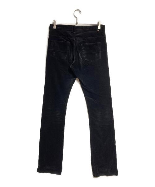 DIOR HOMME（ディオール オム）DIOR HOMME (ディオール オム) ベロアスキニーパンツ ブラック サイズ:29の古着・服飾アイテム