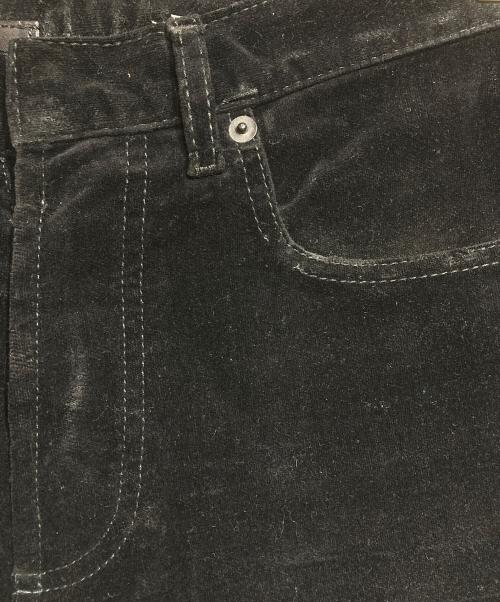 DIOR HOMME（ディオール オム）DIOR HOMME (ディオール オム) ベロアスキニーパンツ ブラック サイズ:29の古着・服飾アイテム