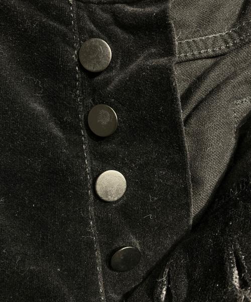 DIOR HOMME（ディオール オム）DIOR HOMME (ディオール オム) ベロアスキニーパンツ ブラック サイズ:29の古着・服飾アイテム